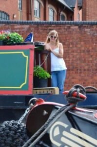 Barb on Narrowboat Charm